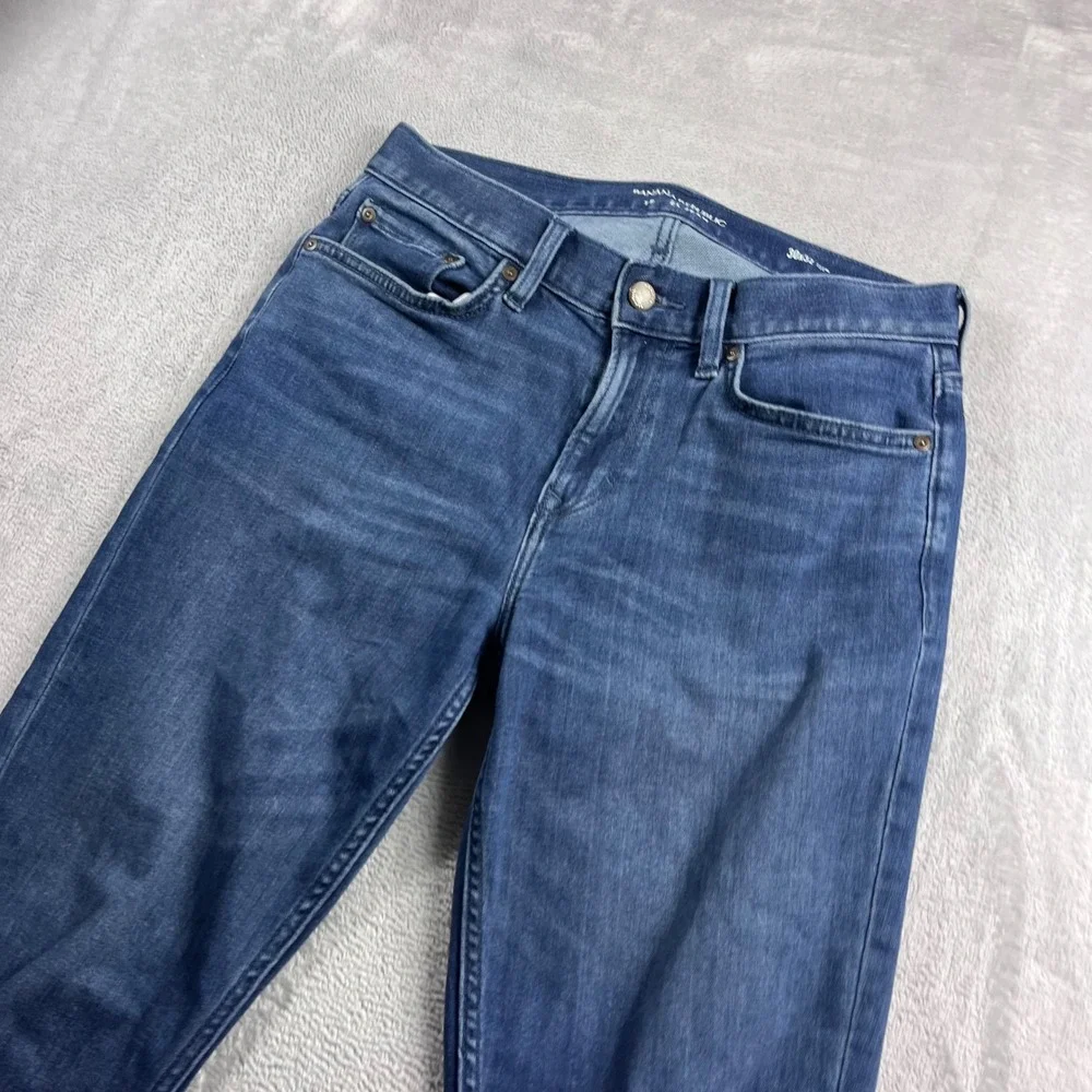Banana Republic Travel Jean Mens‎ 30x32 Slim Fit Medium Wash Blue Denim Jeans
